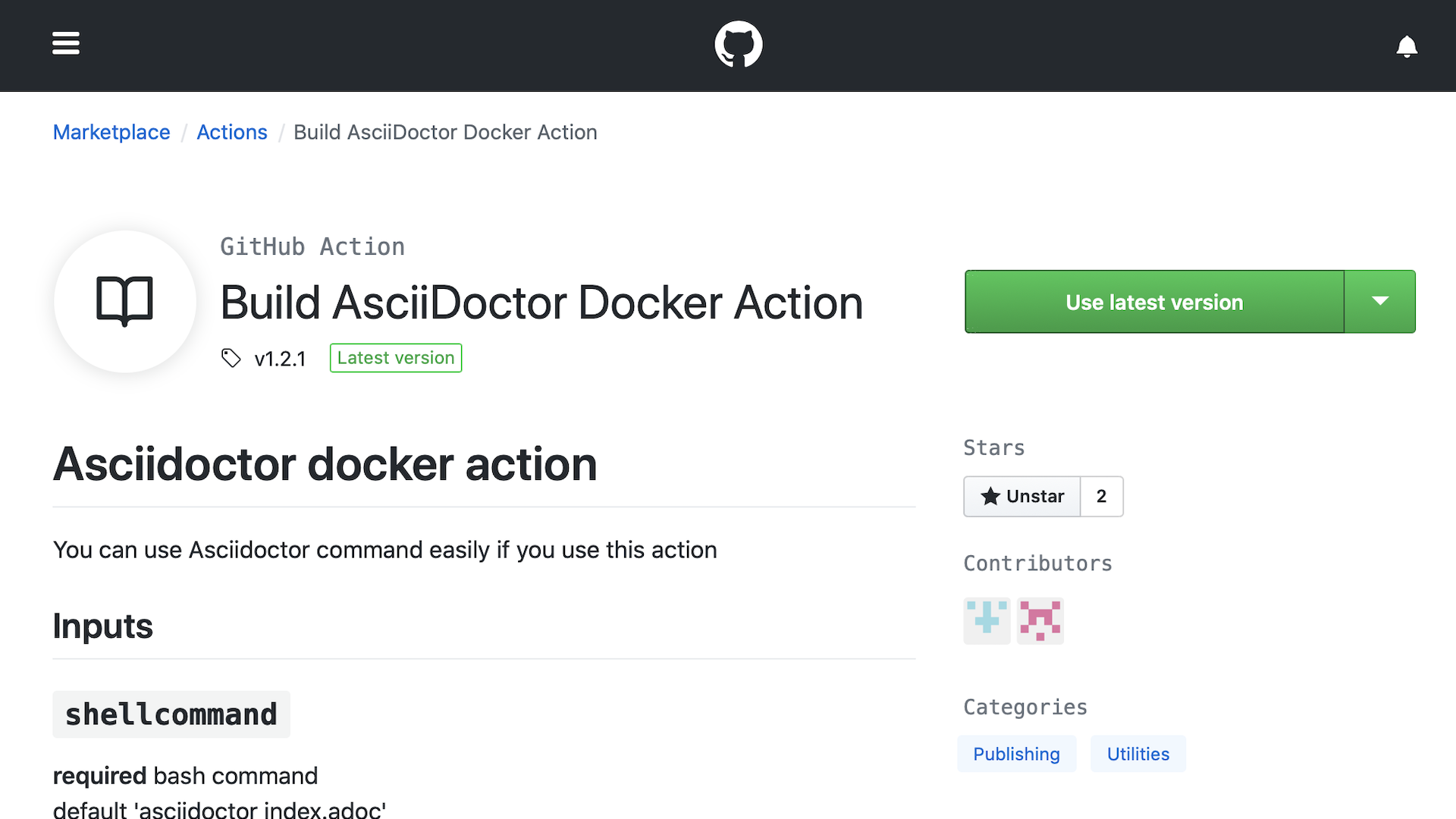 GitHub ActionsのAsciiDoc用アクションの仕組み(1)