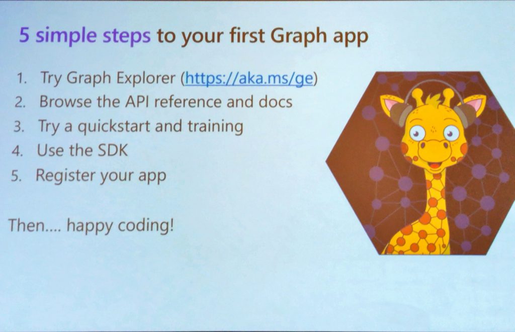 5 simple steps to your first Graph app, Microsoft Graph